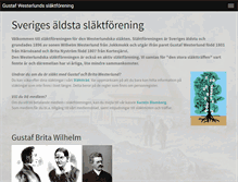 Tablet Screenshot of gustafwesterlund.se